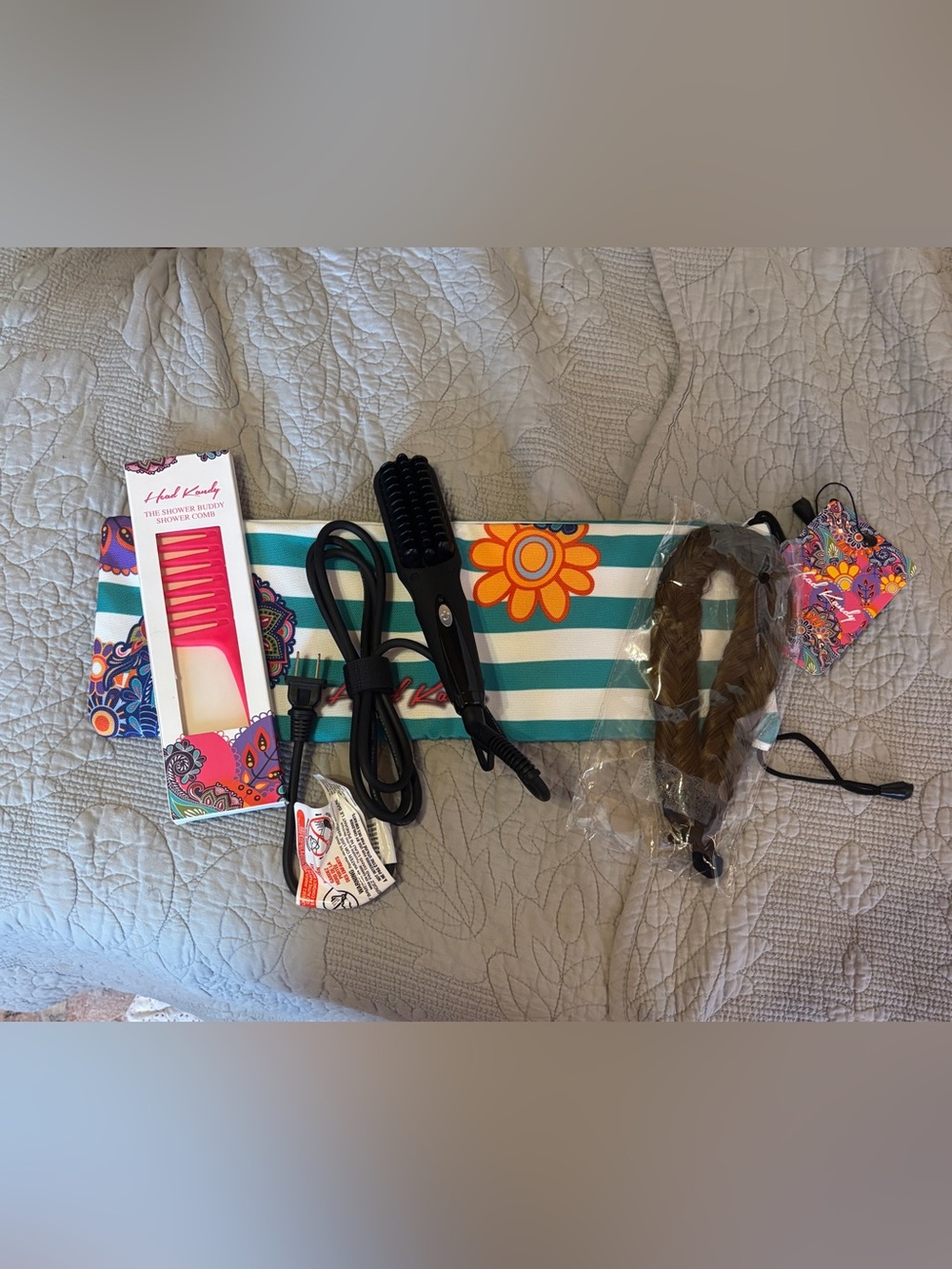 Head Kandy Straightening Brush Bundle- New